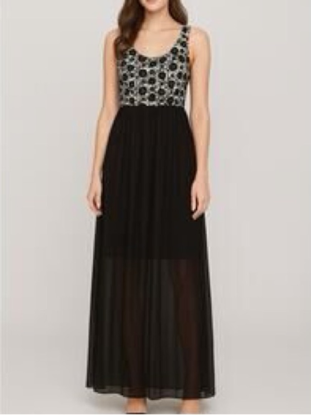 LC Lauren Conrad Crochet Maxi Dress